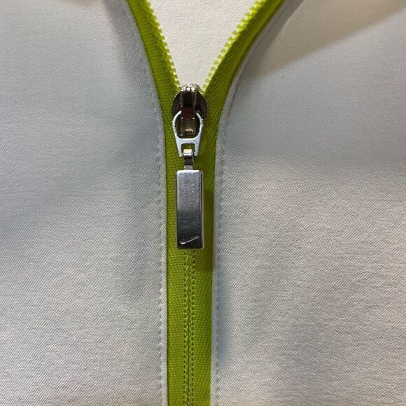 Nike white neon trim sleeveless halfzip … - Picture 13 of 14